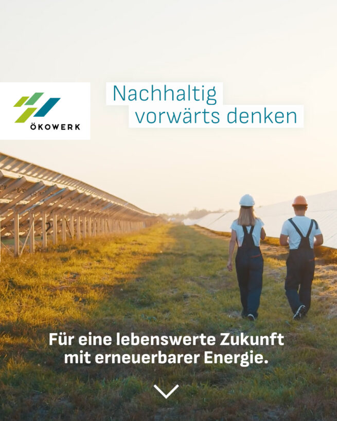 ÖKOWERK – Nachhaltig vorwärts denken, Websitegestaltung © fernbedienen.com