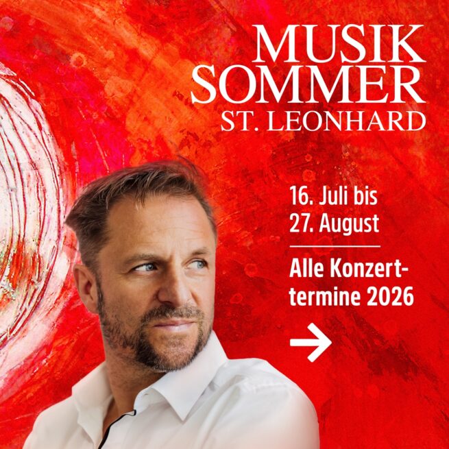 Musiksommer St. Leonhard 2026, Facebook-Instagram-Post